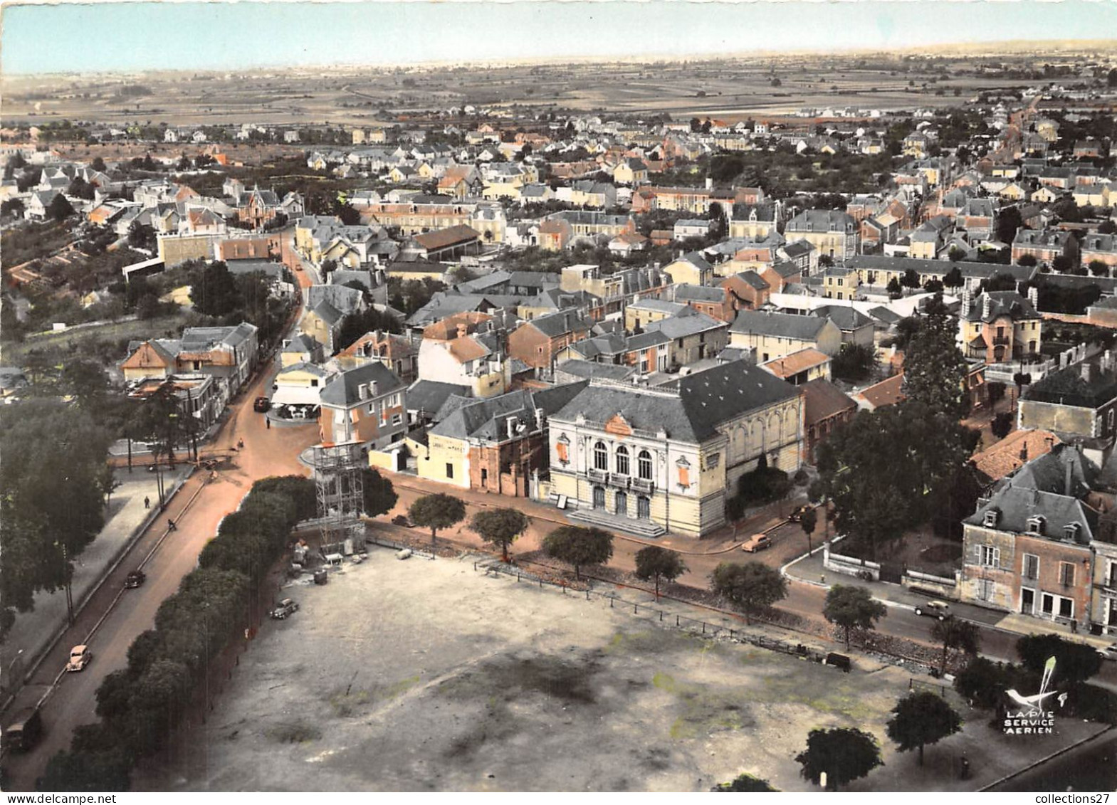 79-THOUARS- LE THEATRE MUNICIPAL VUE DU CIEL - Thouars