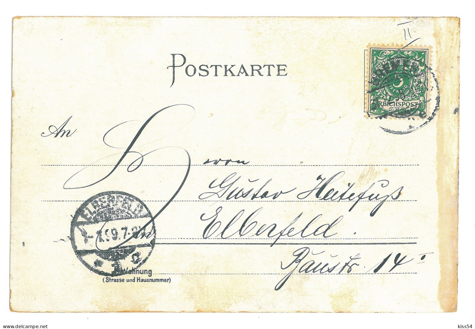 GER 52 - 16878 BREMEN, Litho, Germany - Old Postcard - Used - 1899 - Bremen