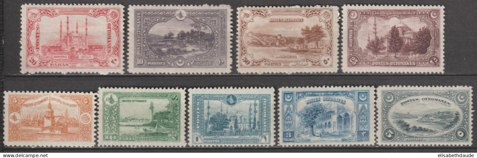 1920 - TURQUIE - SERIE COMPLETE YVERT N°617/625 * MH - COTE = 60 EUR - Nuovi