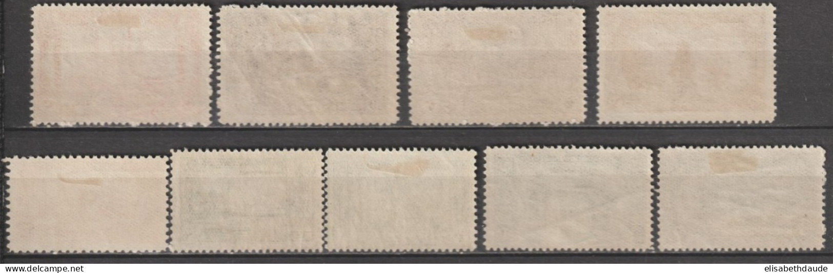 1920 - TURQUIE - SERIE COMPLETE YVERT N°617/625 * MH - COTE = 60 EUR - Unused Stamps