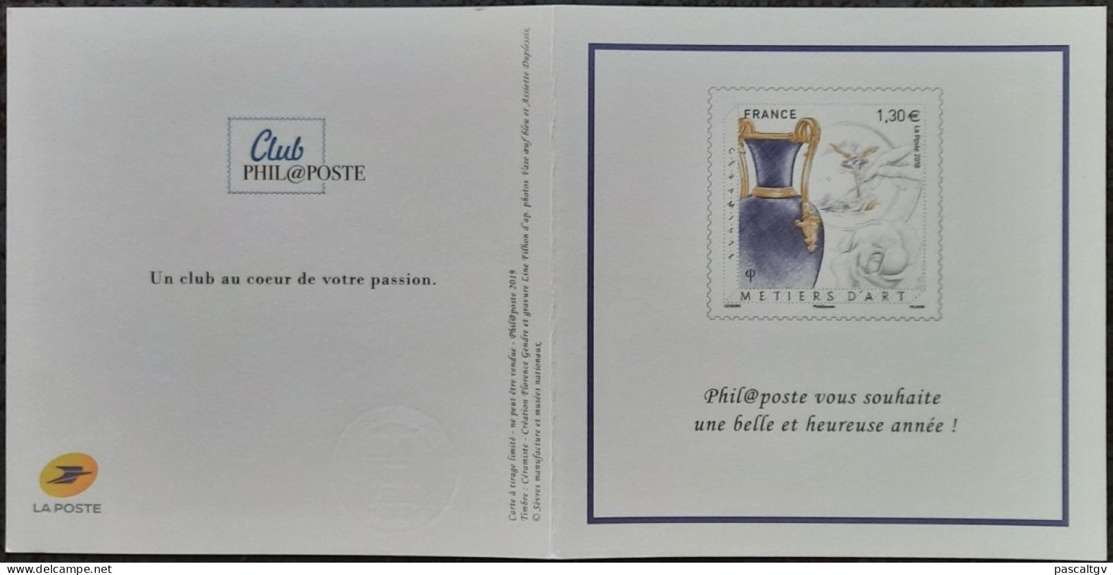 2018 - Club PHIL@POSTE - ** Métiers D'Art - 5264 ** - LUXE - - Documents De La Poste