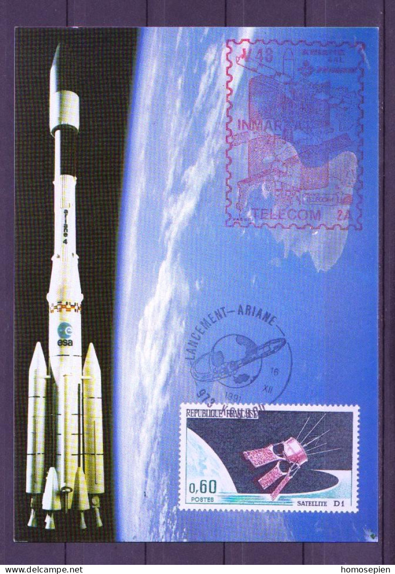 Espace 1991 12 17 - SEP - Ariane V48 - Carte - Europe