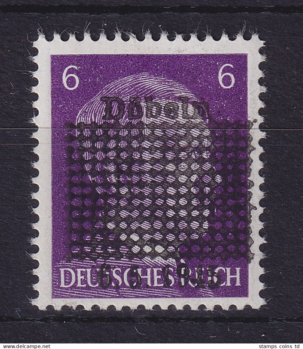 Lokalausgabe Döbeln 1945 Punktraster Auf Hitler Mi.-Nr.1 A Postfrisch ** - Mint