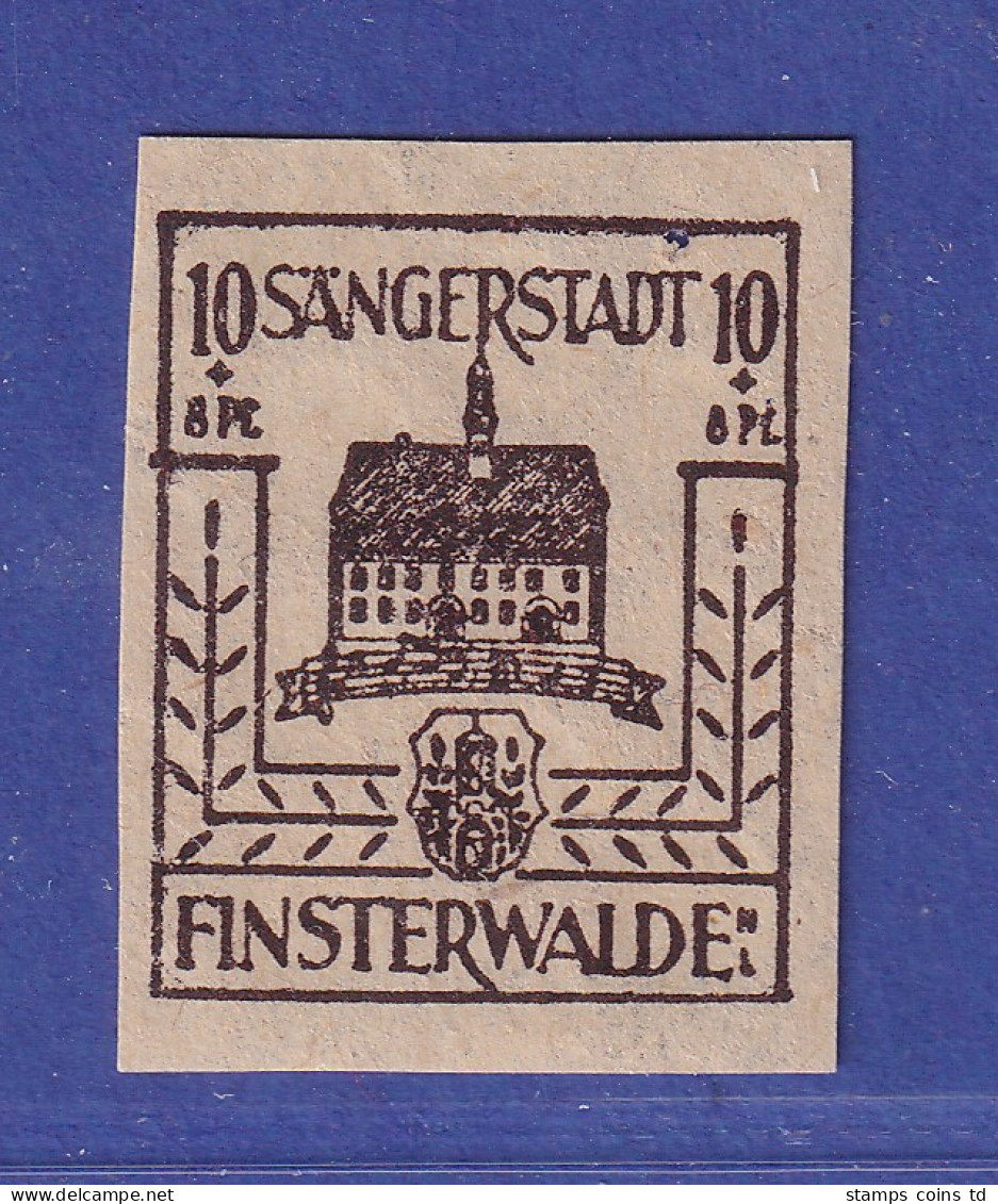 Lokalausg. Finsterwalde 1946 Wiederaufbau Mi.-Nr. 6 Yy Dünnes Papier ** Gpr. BPP - Postfris