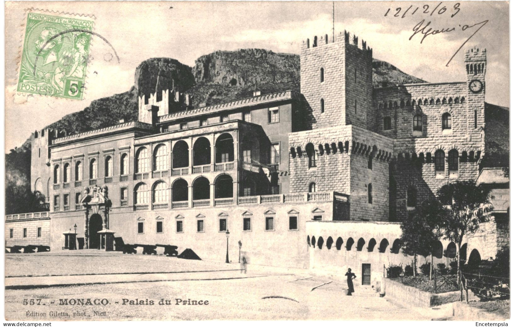 CPA Carte Postale Italie Monaco Palais Du Prince  1903 VM79735 - Monte-Carlo