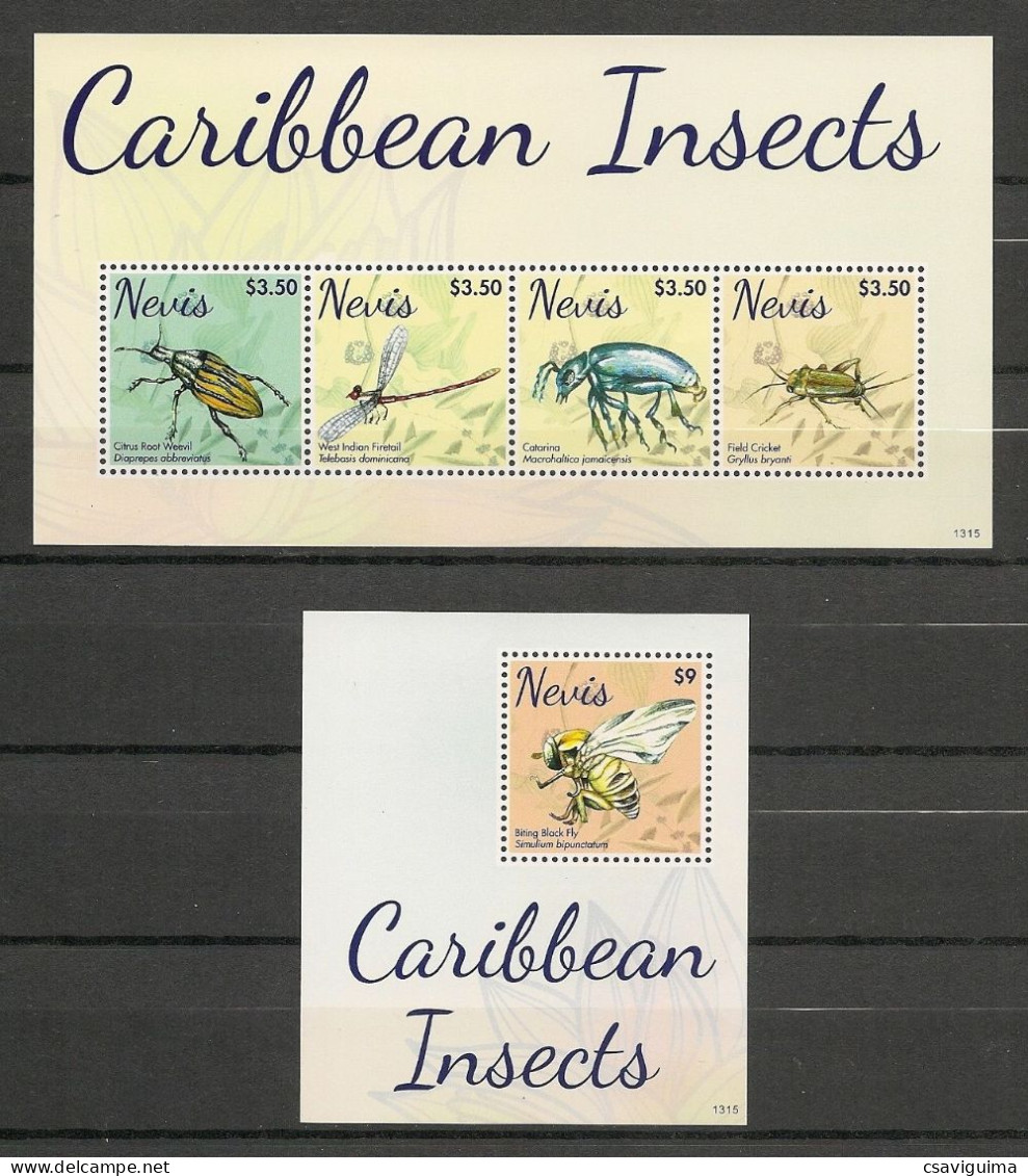 Nevis - 2013 - Insects - Yv 2417G/K - Sonstige & Ohne Zuordnung