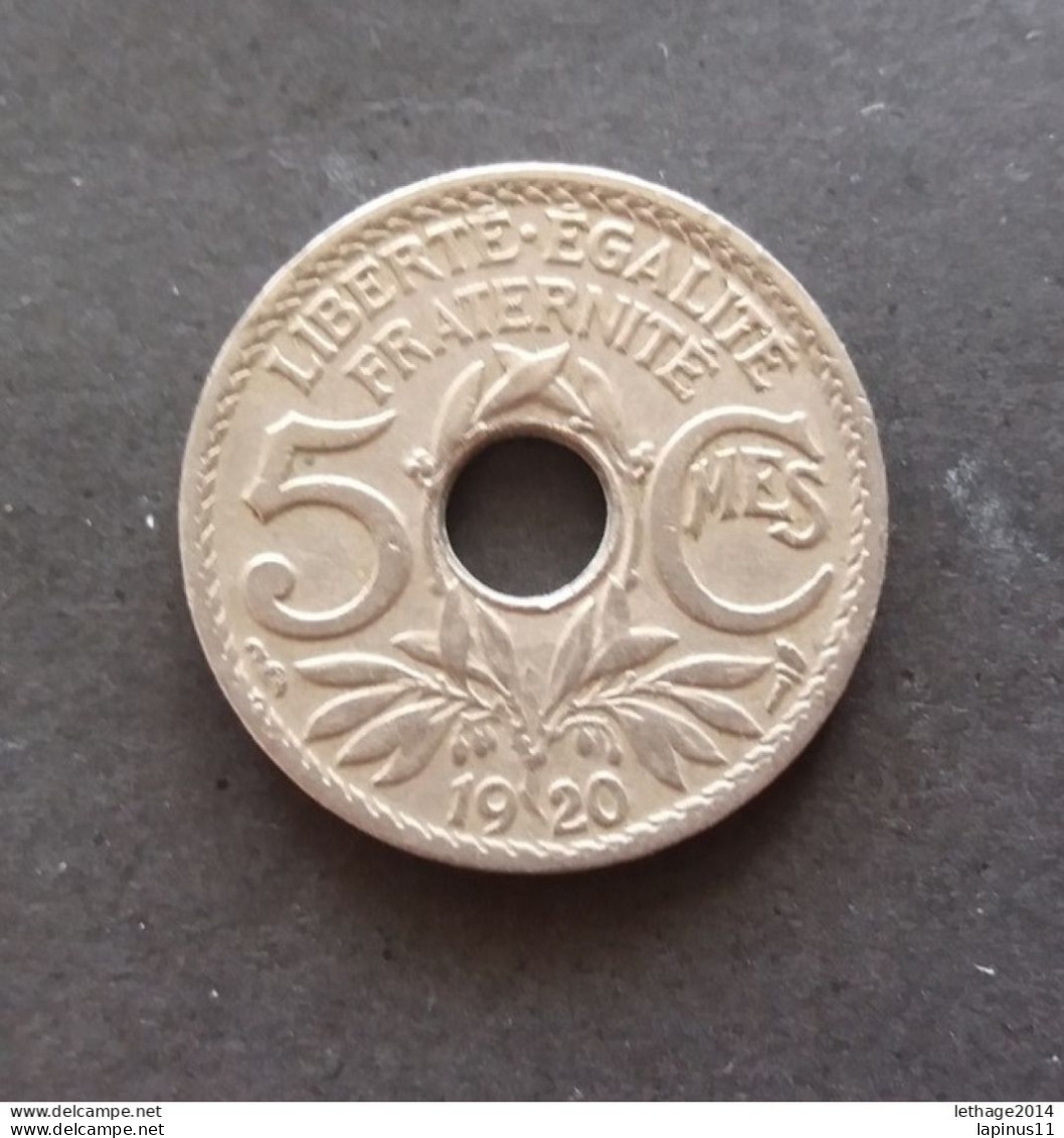 COIN MONETA FRANCIA 5 CENT 1920 - 5 Centimes