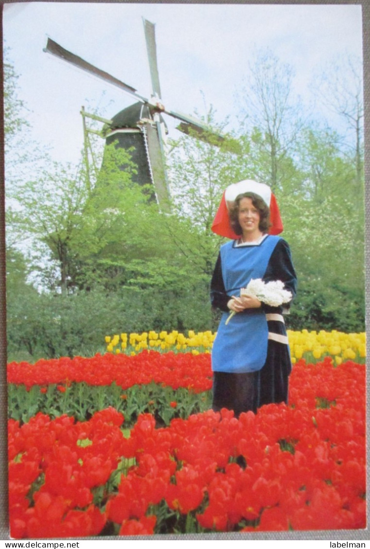 HOLLAND NETHERLAND LISSE KEUKENHOF FLOWER GARDENS POSTCARD CARTOLINA ANSICHTSKARTE CARTE POSTALE POSTKARTE CARD KARTE - Lisse