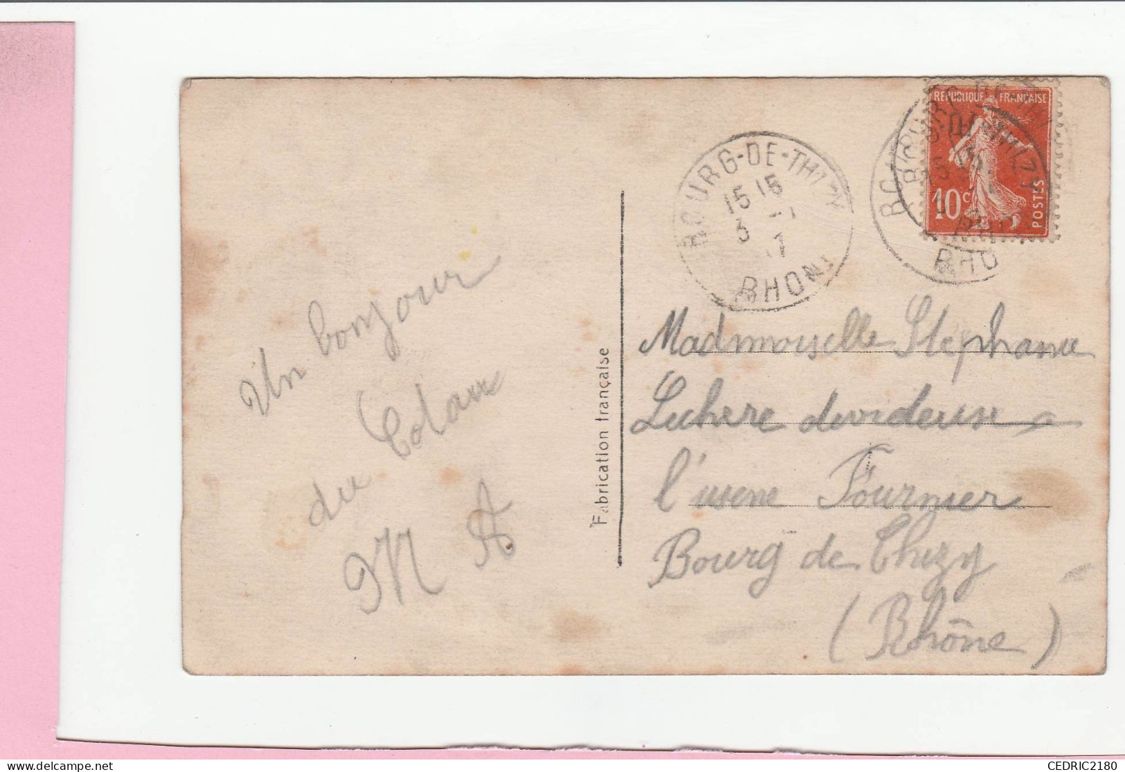 LA SEMEUSE D'AMOUR LANGAGE DU TIMBRE - Briefmarken (Abbildungen)