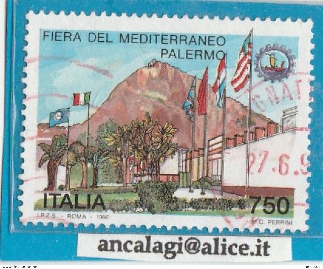 USATI ITALIA 1996 - Ref.0744 "FIERA DI PALERMO" 1 Val. - - 1991-00: Used