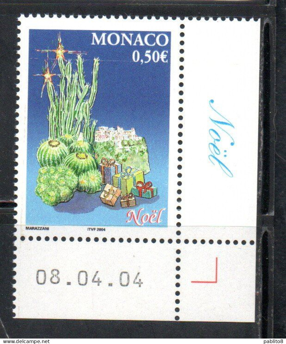 MONACO 2004 CHRISTMAS NOEL WEIHNACHTEN NATALE NAVIDAD 0.50€ MNH - Neufs