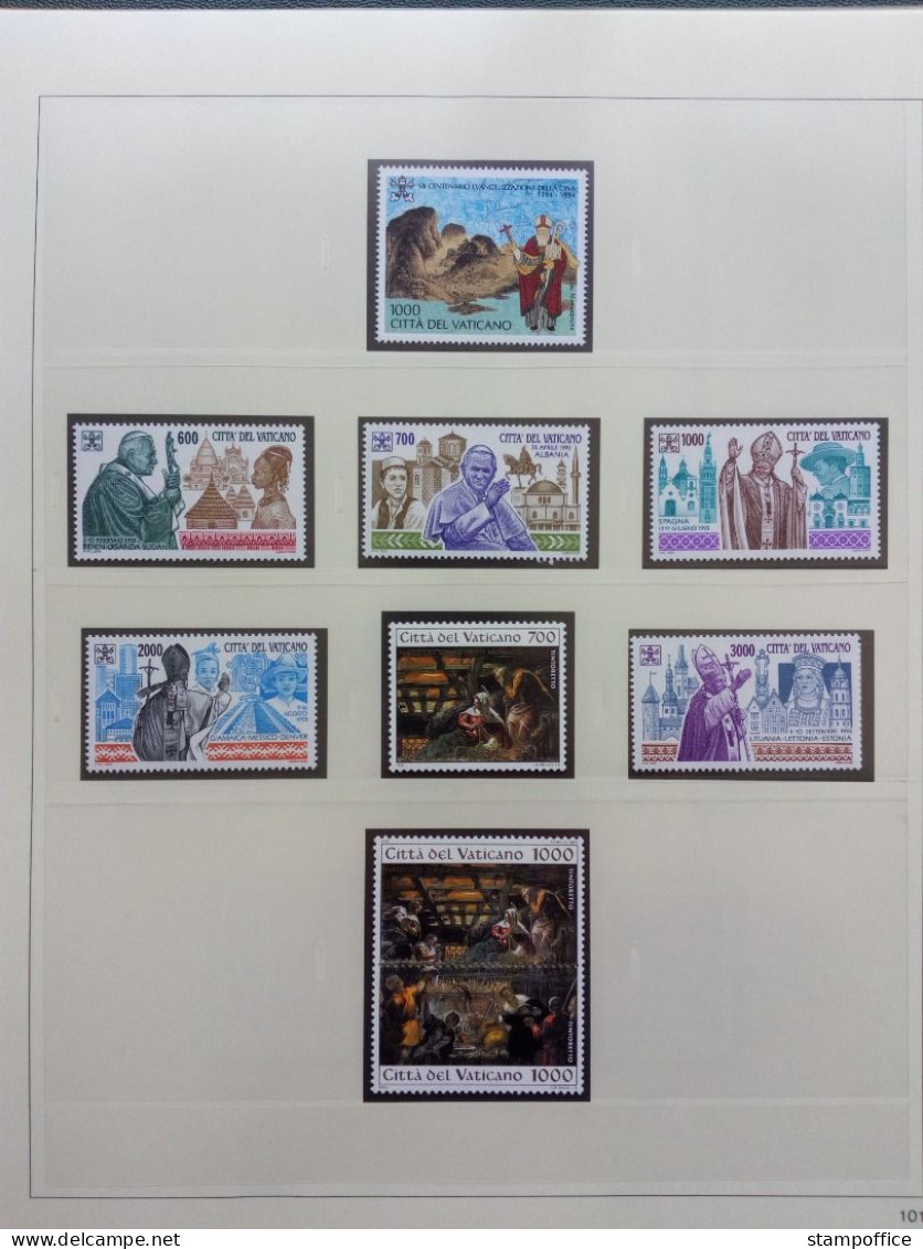 VATIKAN MI-NR. 1107-1135 + BLOCK 14 POSTFRISCH(MINT) JAHRGANG 1994 KOMPLETT - Unused Stamps