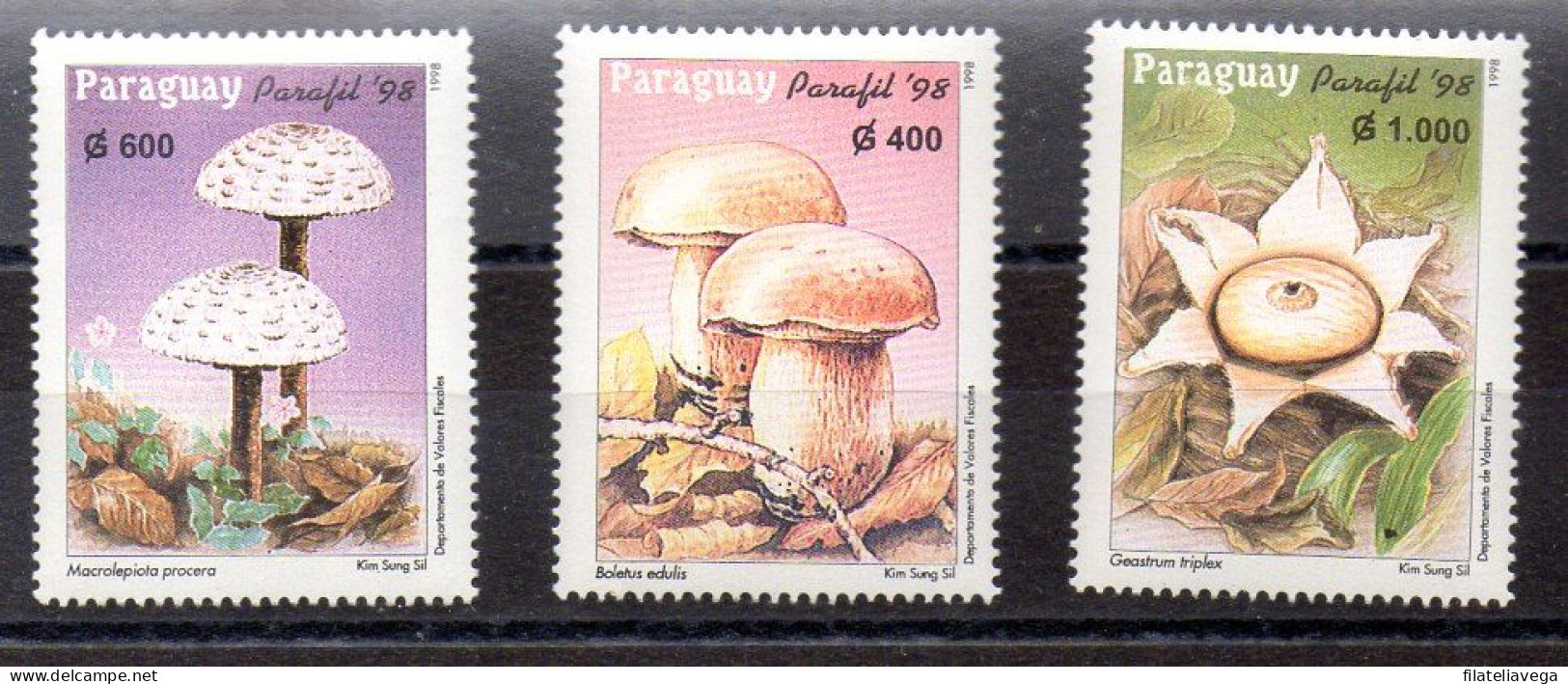 Paraguay Serie Nº Yvert 2753/55 ** - Paddestoelen