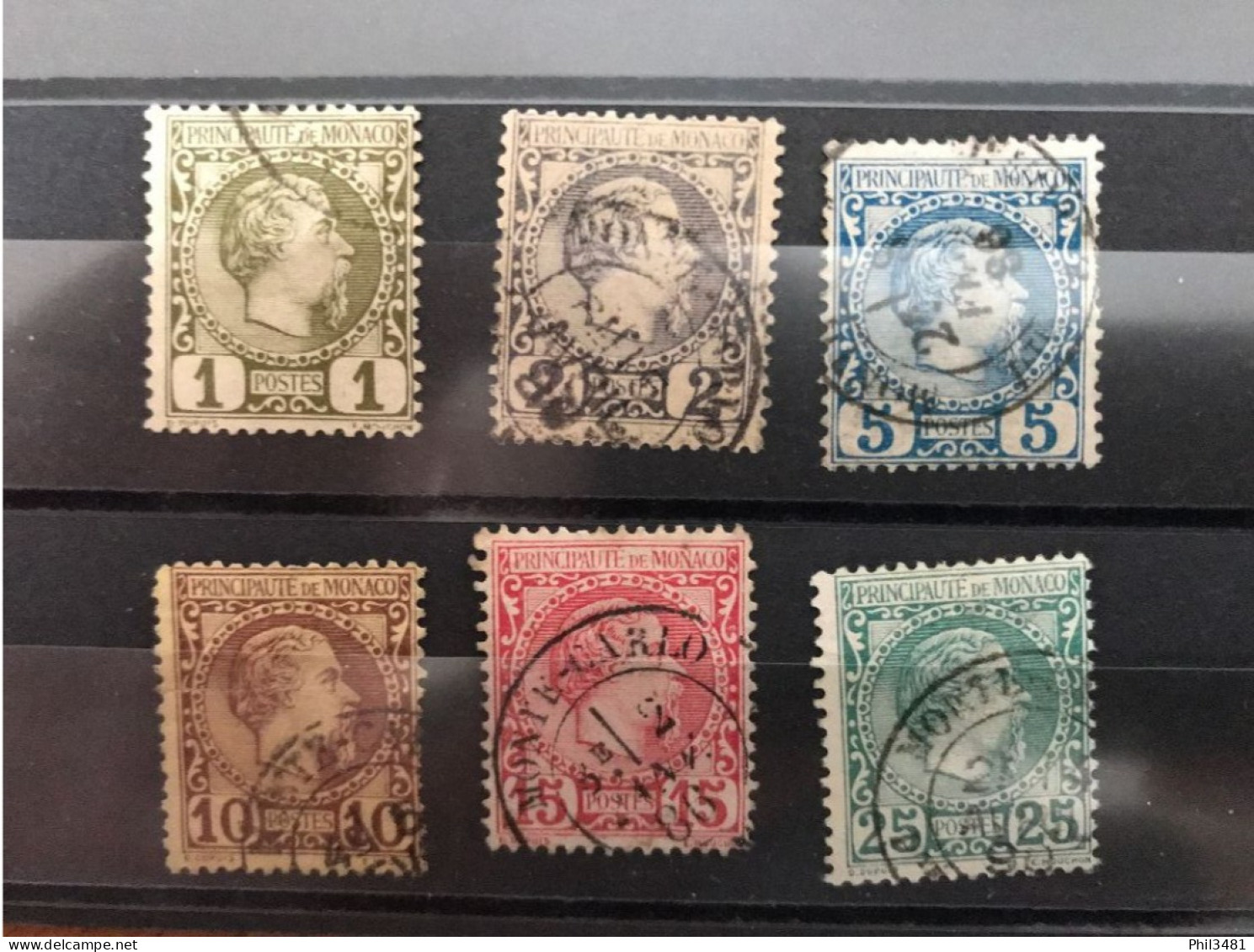 N°1 à 6 Oblitérés  Cote 290€ Avec De Belles Oblitérations - Used Stamps