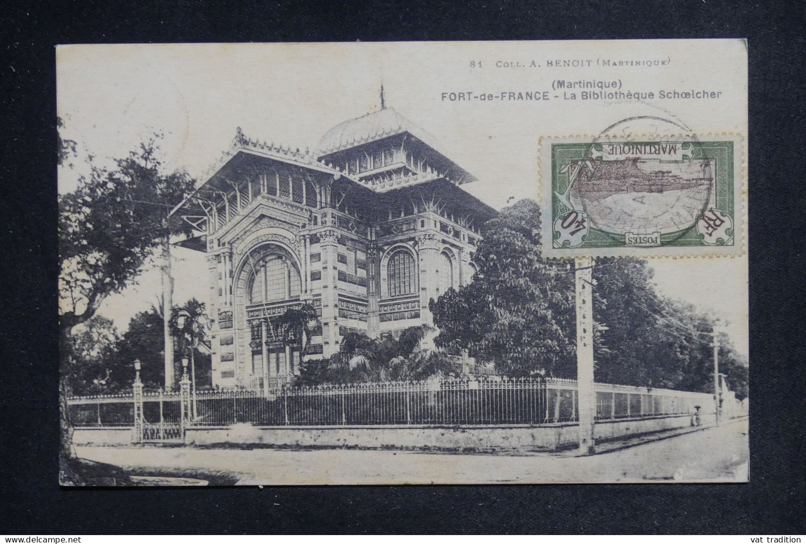 MARTINIQUE - Carte Postale De Fort De France Pour Bordeaux En 1928  - L 151968 - Cartas & Documentos