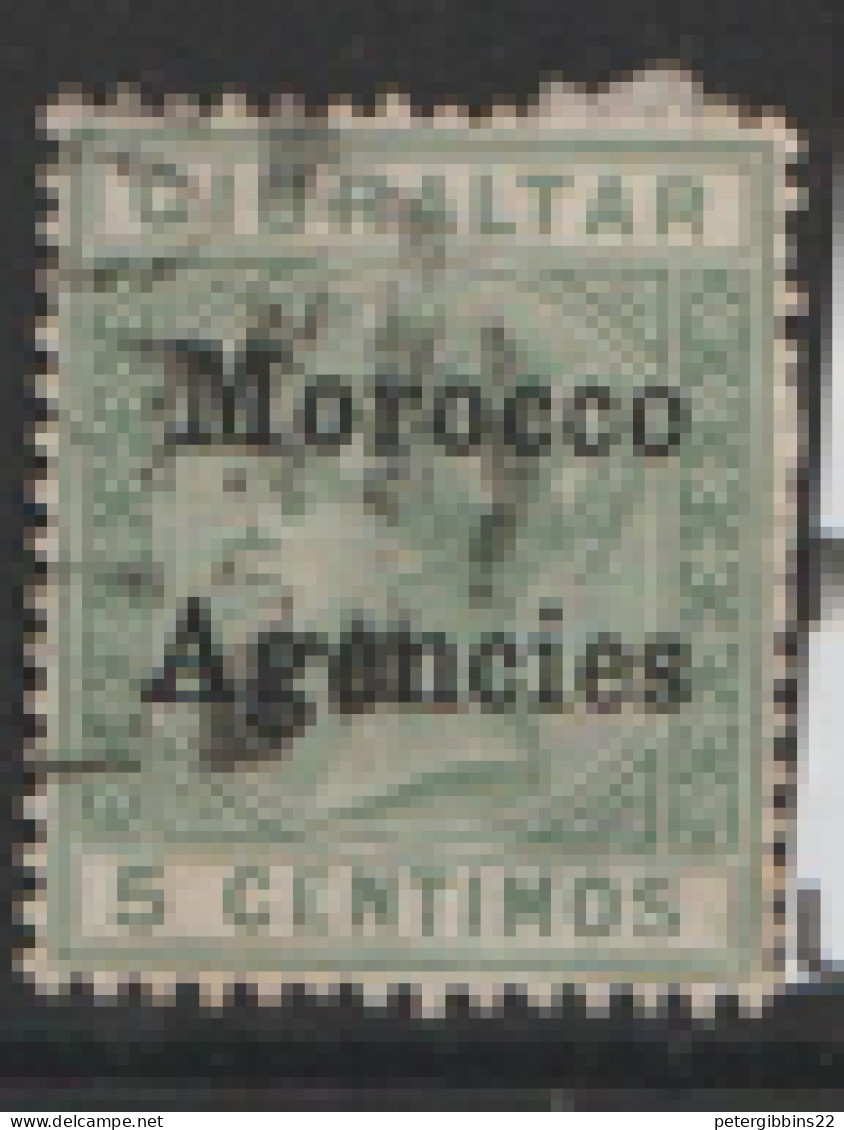 Morocco Agencies Gibraltar Issues  1899  SG 9  5c  Fine Used - Morocco Agencies / Tangier (...-1958)