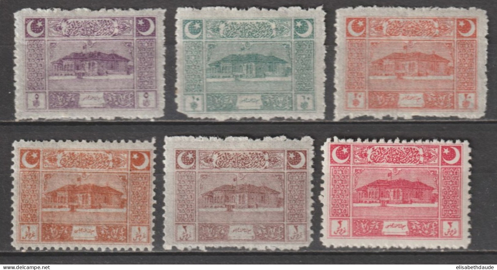 1923 - TURQUIE - SERIE COMPLETE YVERT N°662/667 * MLH - COTE = 50 EUR - Nuovi