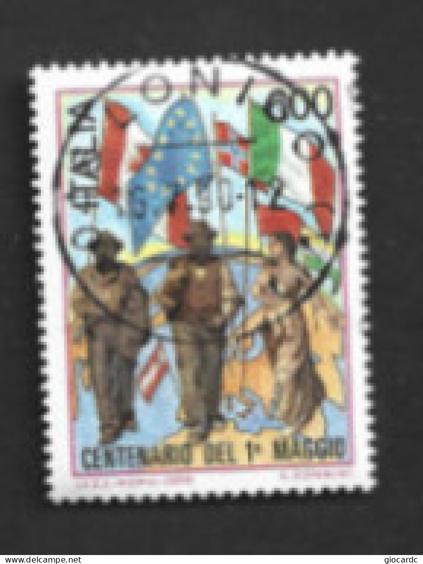 ITALIA - UN.1951   -   1990  IL "QUARTO STATO" -  USED°  RIF.   30694 - 1981-90: Gebraucht