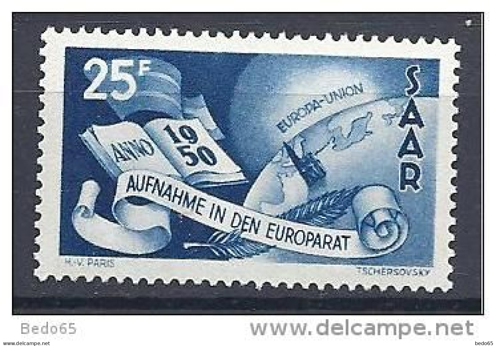 SARRE  N° 277 NEUF**/ MNH LUXE - Neufs