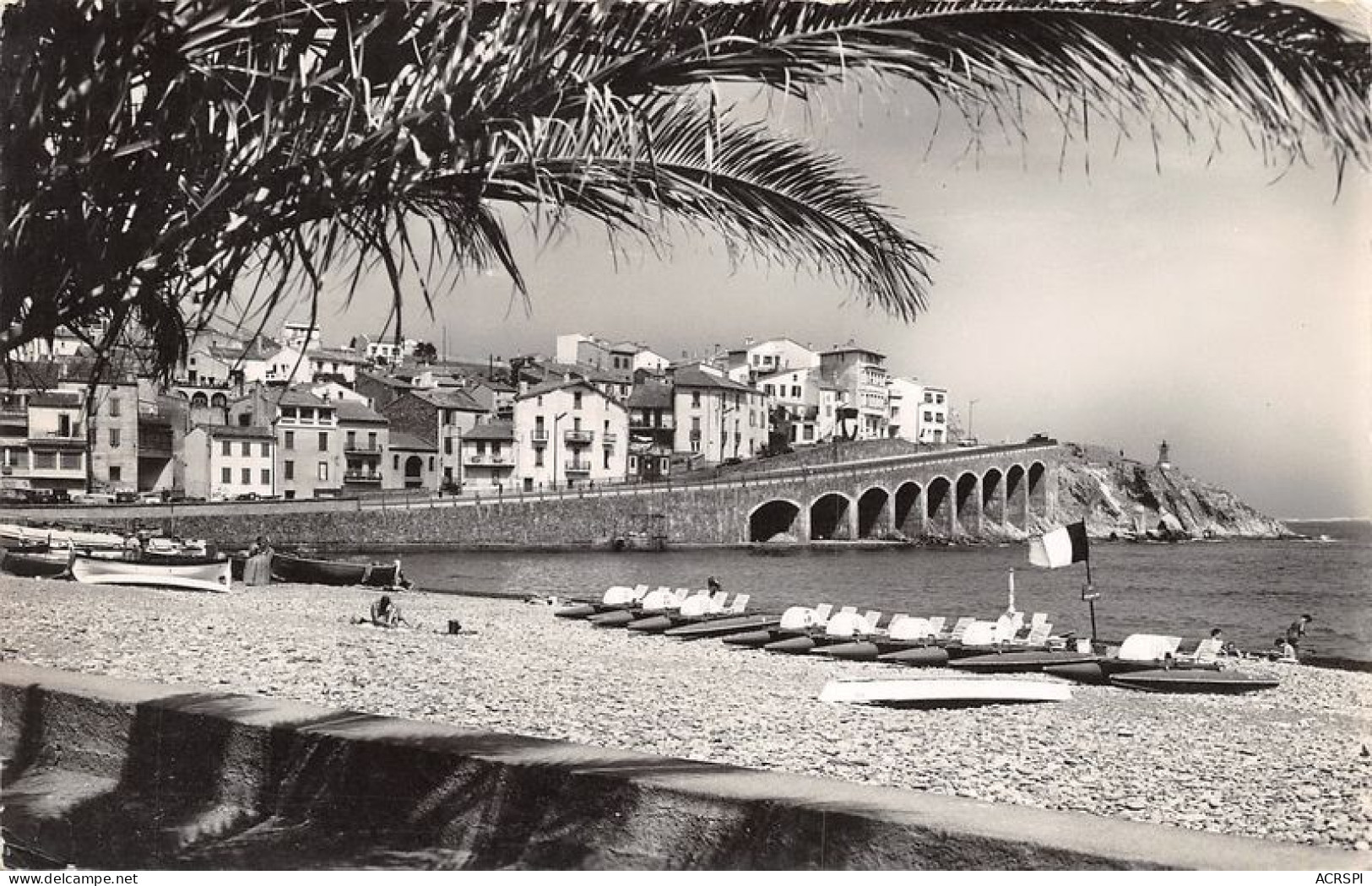 BANYULS La Ville Et La Plage 7(scan Recto-verso) MA1311 - Banyuls Sur Mer