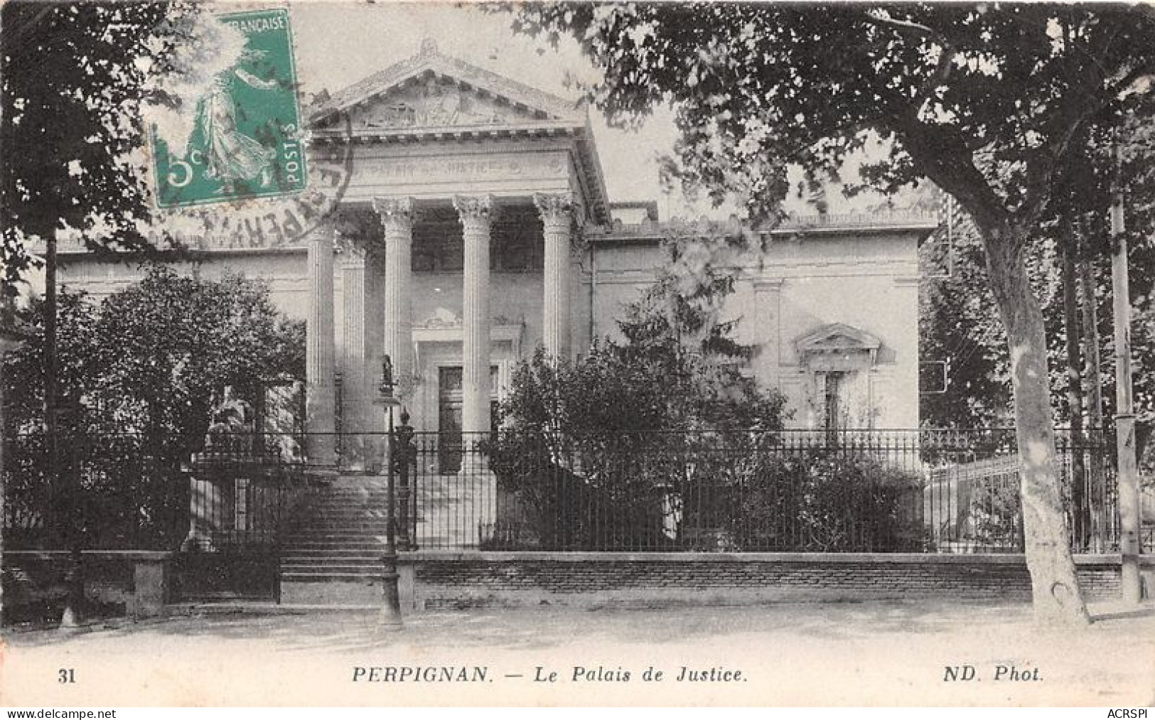 PERPIGNAN Le Palais De Justice 6(scan Recto-verso) MA1311 - Perpignan