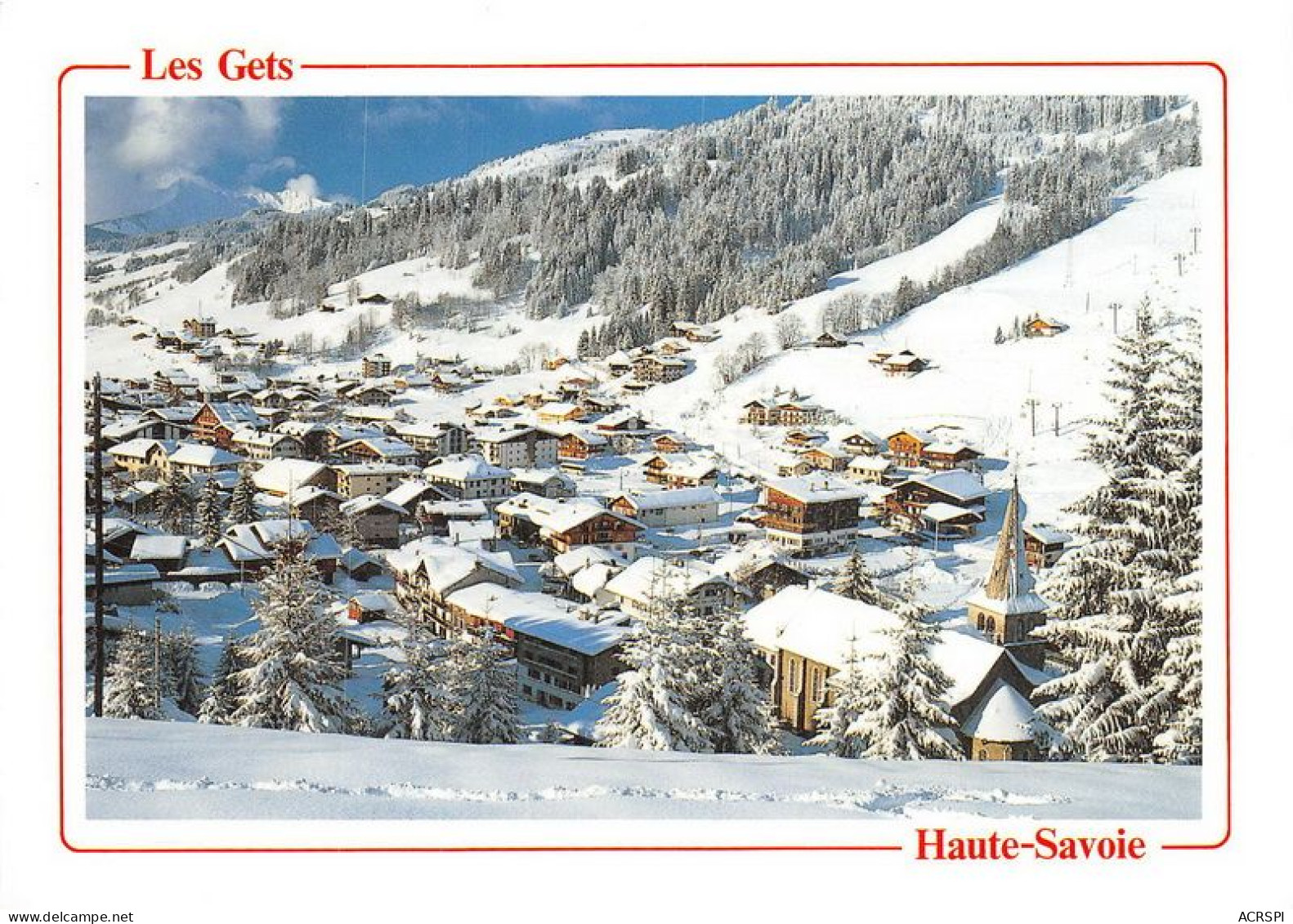 LES GETS Station Village Ete Hiver 13(scan Recto-verso) MA1307 - Les Gets