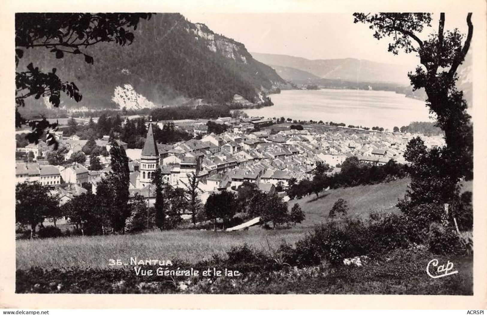 NANTUA Vue Generale Et Le Lac 13(scan Recto-verso) MA1303 - Nantua