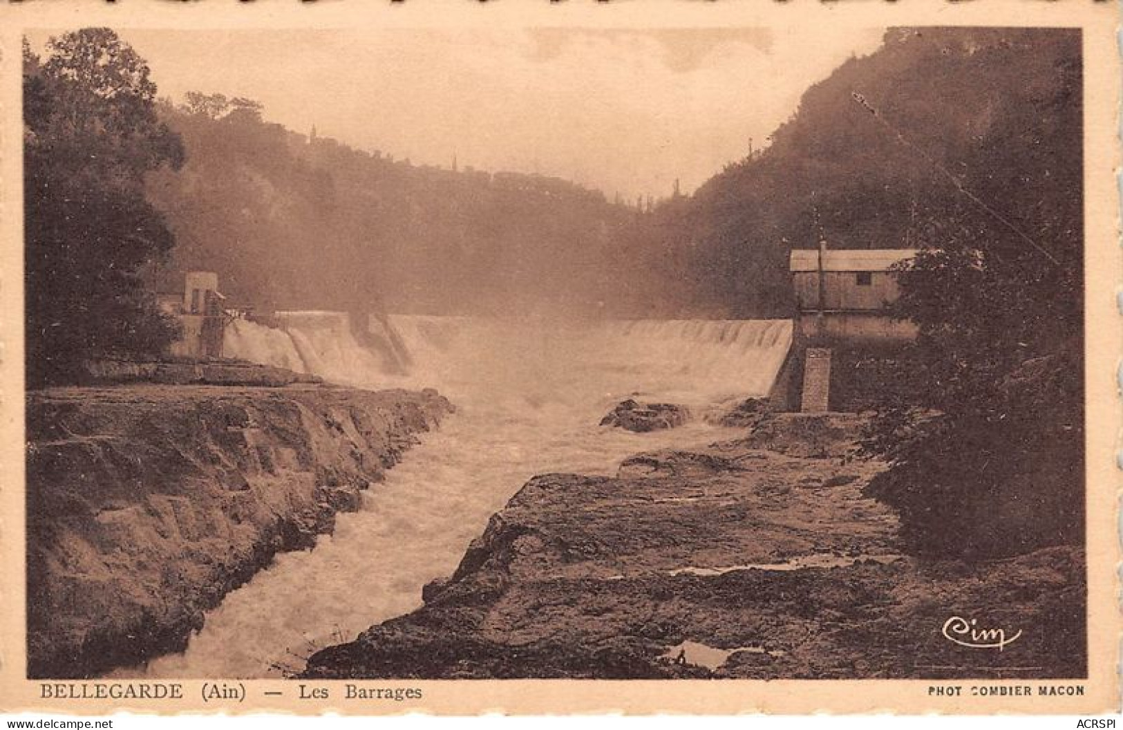 BELLEGARDE Les Barrages 15(scan Recto-verso) MA1303 - Bellegarde-sur-Valserine