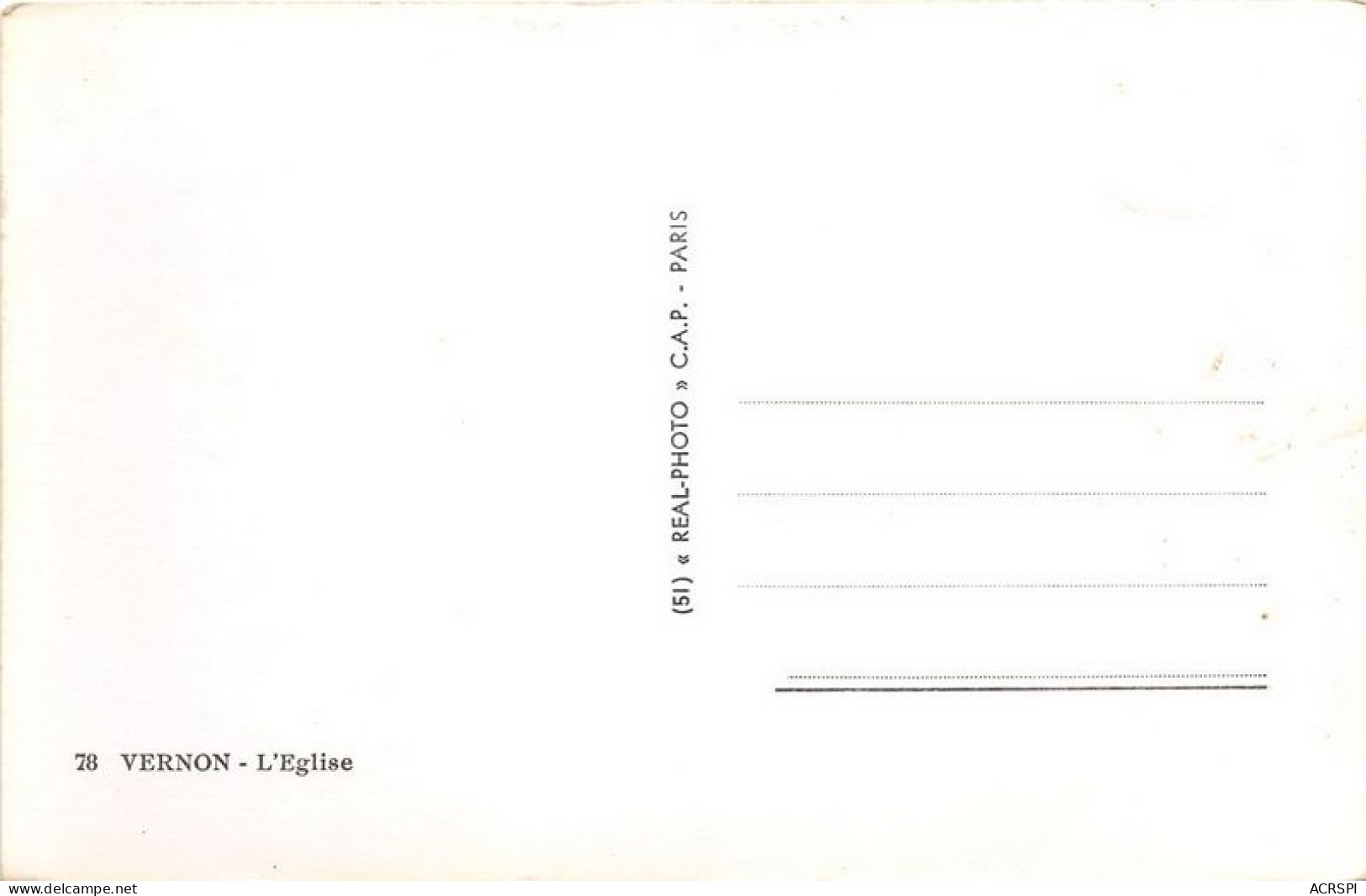 VERNON L Eglise 6(scan Recto-verso) MA1300 - Vernon