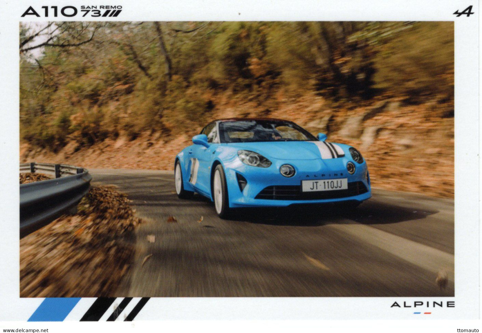 Alpine A110 - Serie Limitée Célébrant Les 50 Ans De La Victoire Au Championship Du Monde Des Rallyes 1973  - CPM - Toerisme