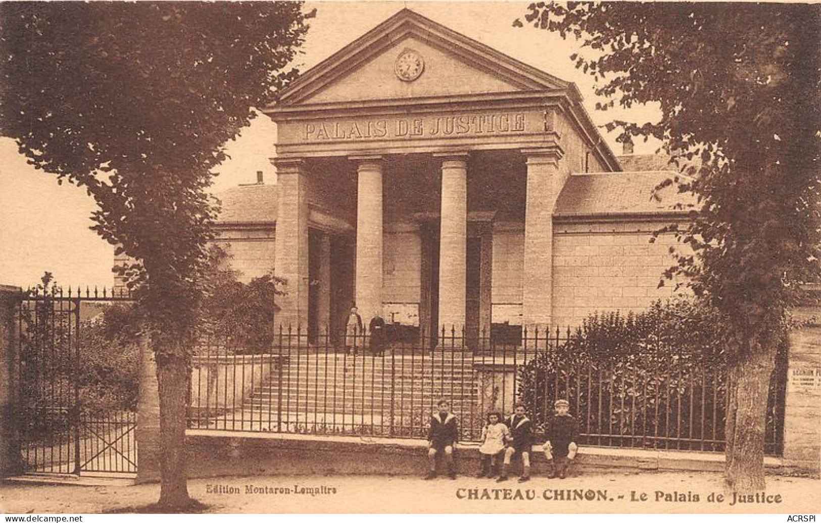 CHATEAU CHINION Le Palais De Justice 3(scan Recto-verso) MA1336 - Chateau Chinon