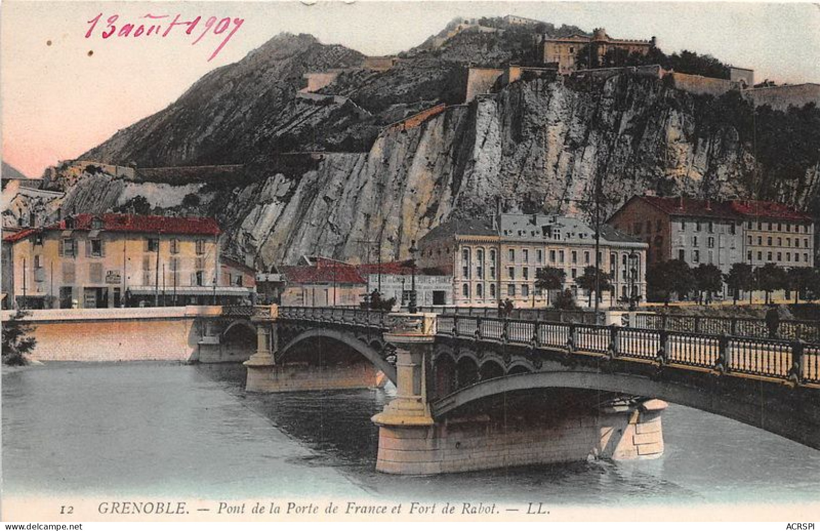 GRENOBLE Pont De La Porte De France Et Fort De Rabot 16(scan Recto-verso) MA1332 - Grenoble