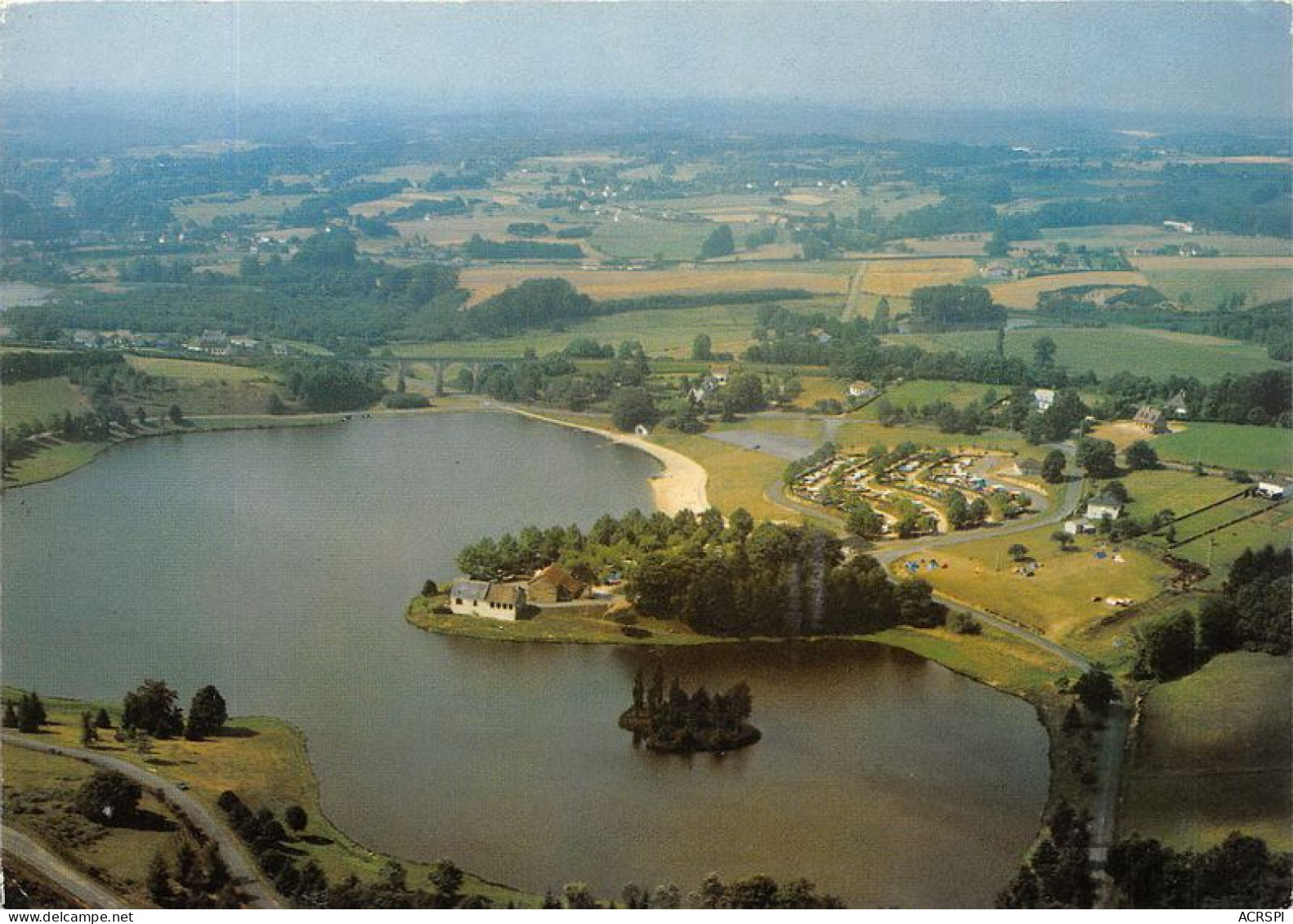 ST YRIEIX LA PERCHE Vue Panoramique Sur Le Camping Arfeuill Et Le Plan D Eau 1(scan Recto-verso) MA1328 - Saint Yrieix La Perche