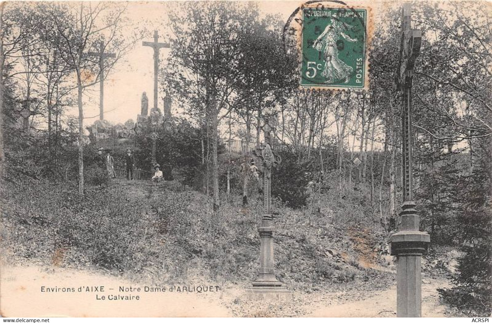 Environs D AIXE Notre Dame D Arliquet Le Calvaire 17(scan Recto-verso) MA1328 - Aixe Sur Vienne