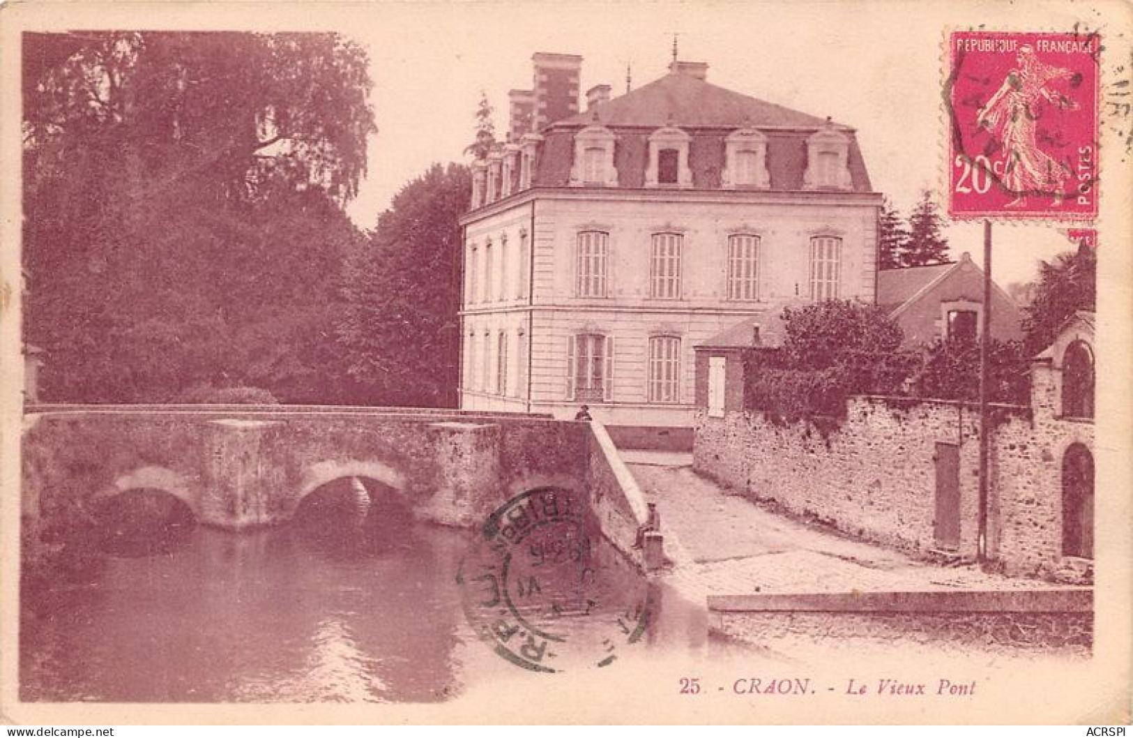 CRAON Le Vieux Pont 23(scan Recto-verso) MA1364 - Craon