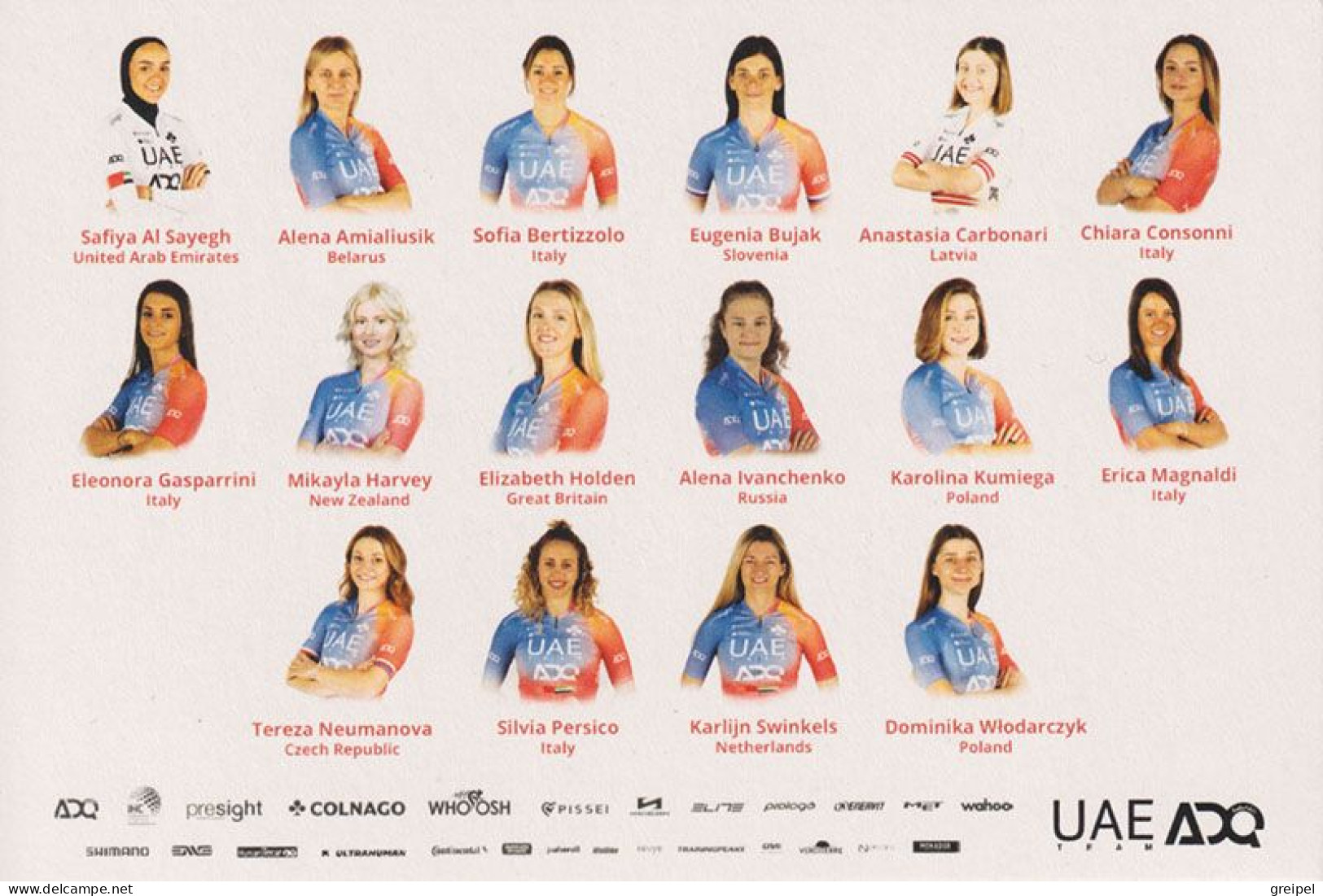 Cyclisme , Serie UAE Femmes 2024 Complete Sous Blister - Wielrennen