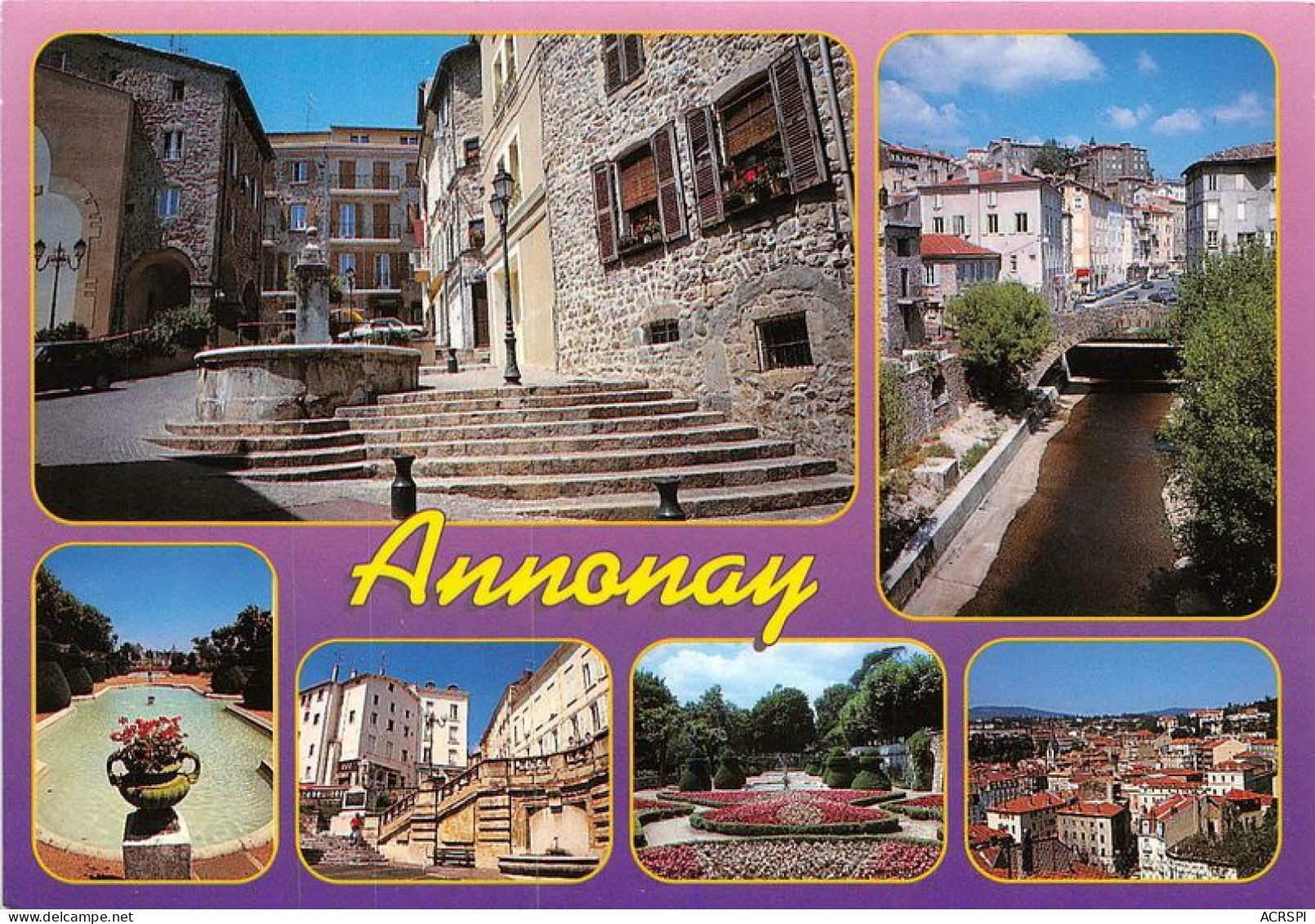 ANNONAY  Multivue 26(scan Recto-verso) MA1363 - Annonay