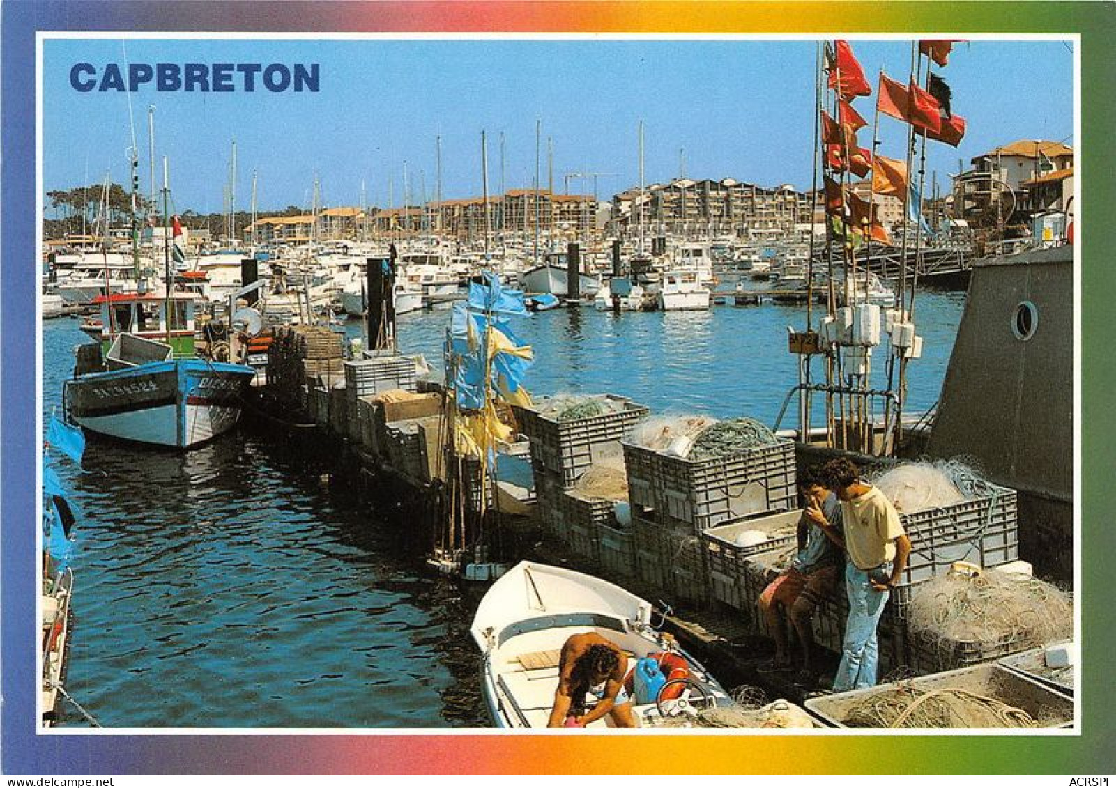 CAPBRETON Le Port De Peche 17(scan Recto-verso) MA1358 - Capbreton
