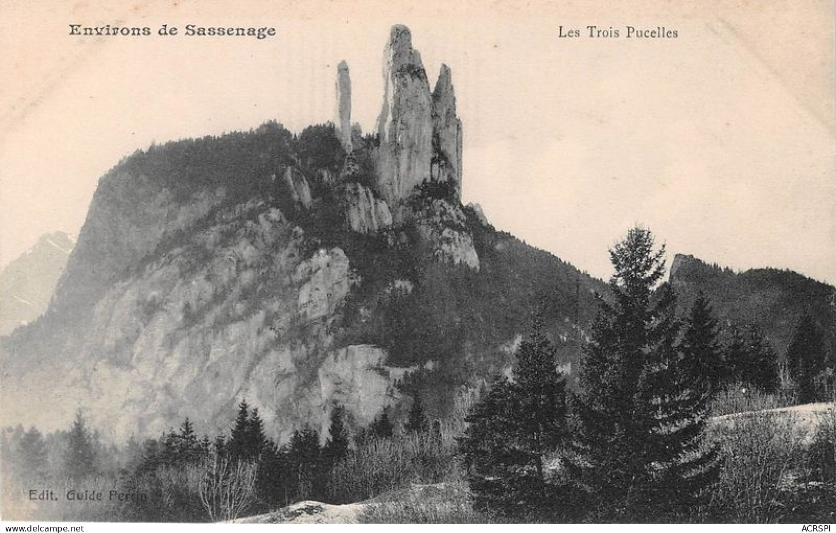 Environs De SASSENAGE Les Trois Pucelles 5(scan Recto-verso) MA1351 - Sassenage