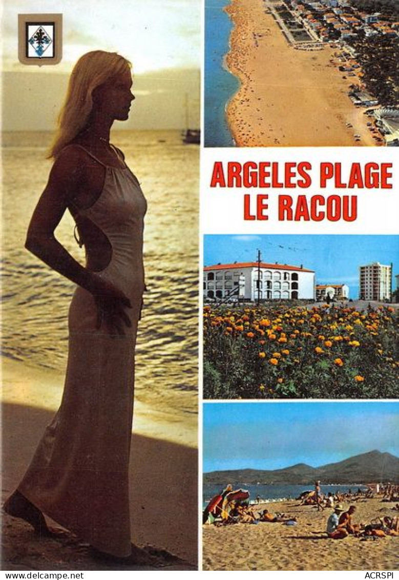 ARGELES PLAGE LE RACOU Divers Aspects 10(scan Recto-verso) MA1350 - Argeles Sur Mer