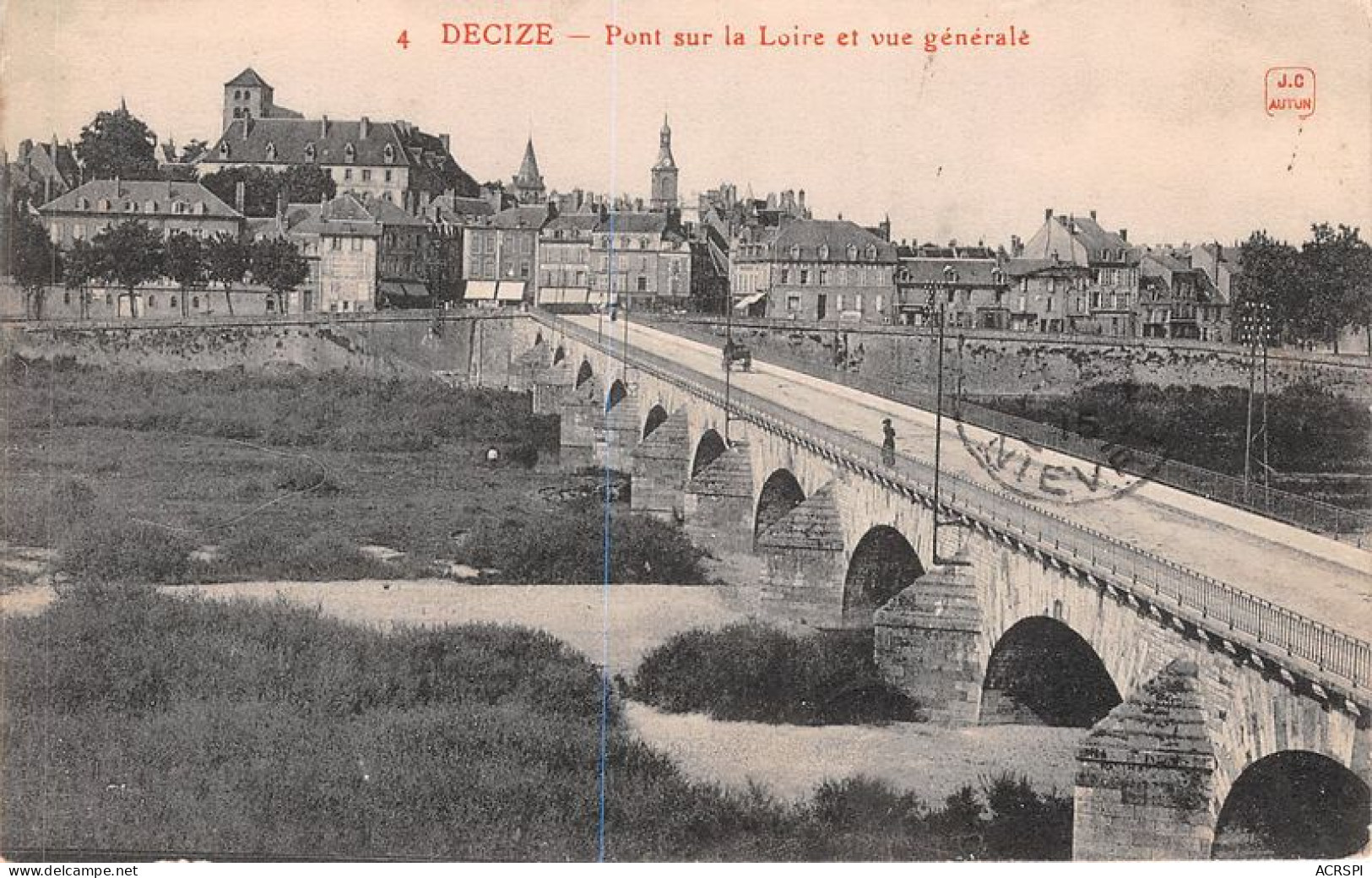 DECIZE Pont Sur La Loire Et Vue Generale 25(scan Recto-verso) MA1348 - Decize