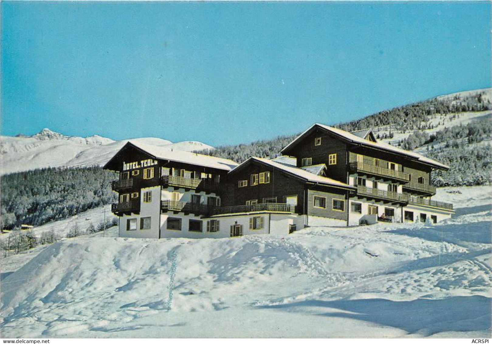 ITALIE Hotel Ristorante TEOLA LIVIGNO  SO Dir Cesare E Rita Sensoli 30(scan Recto-verso) MA1385 - World