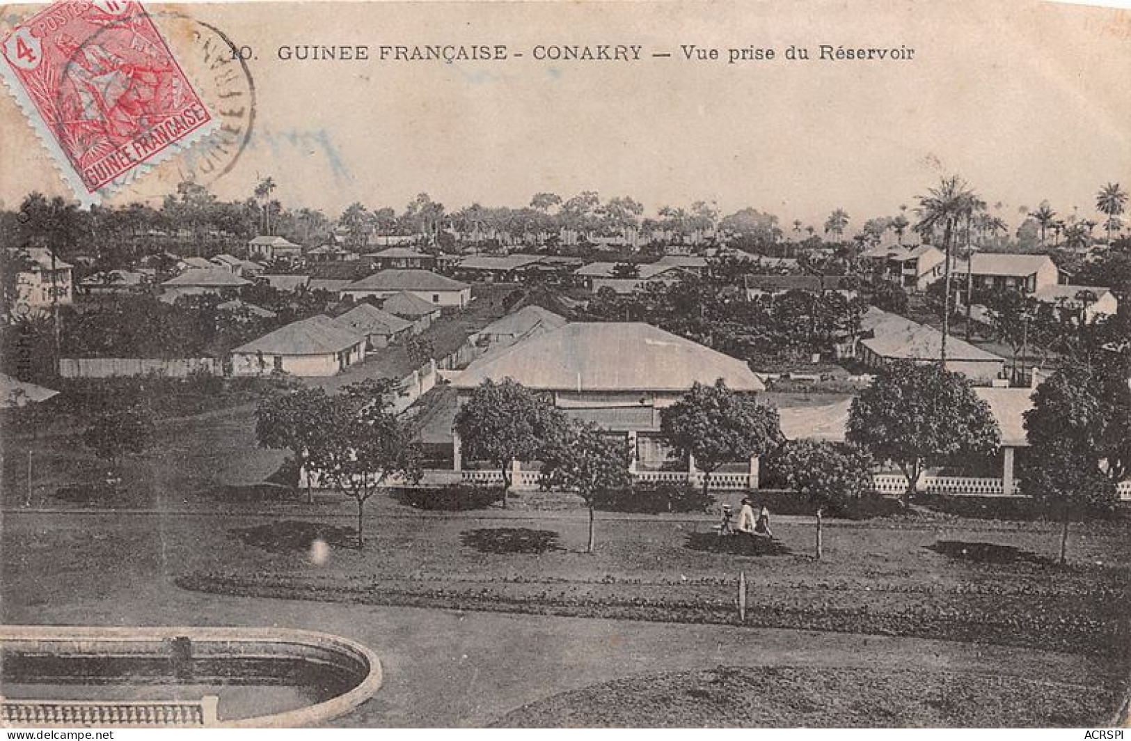 GUINEE FRANCAISE CONAKRY Vue Prise Du Reservoir 12(scan Recto-verso) MA1385 - Guinée Française
