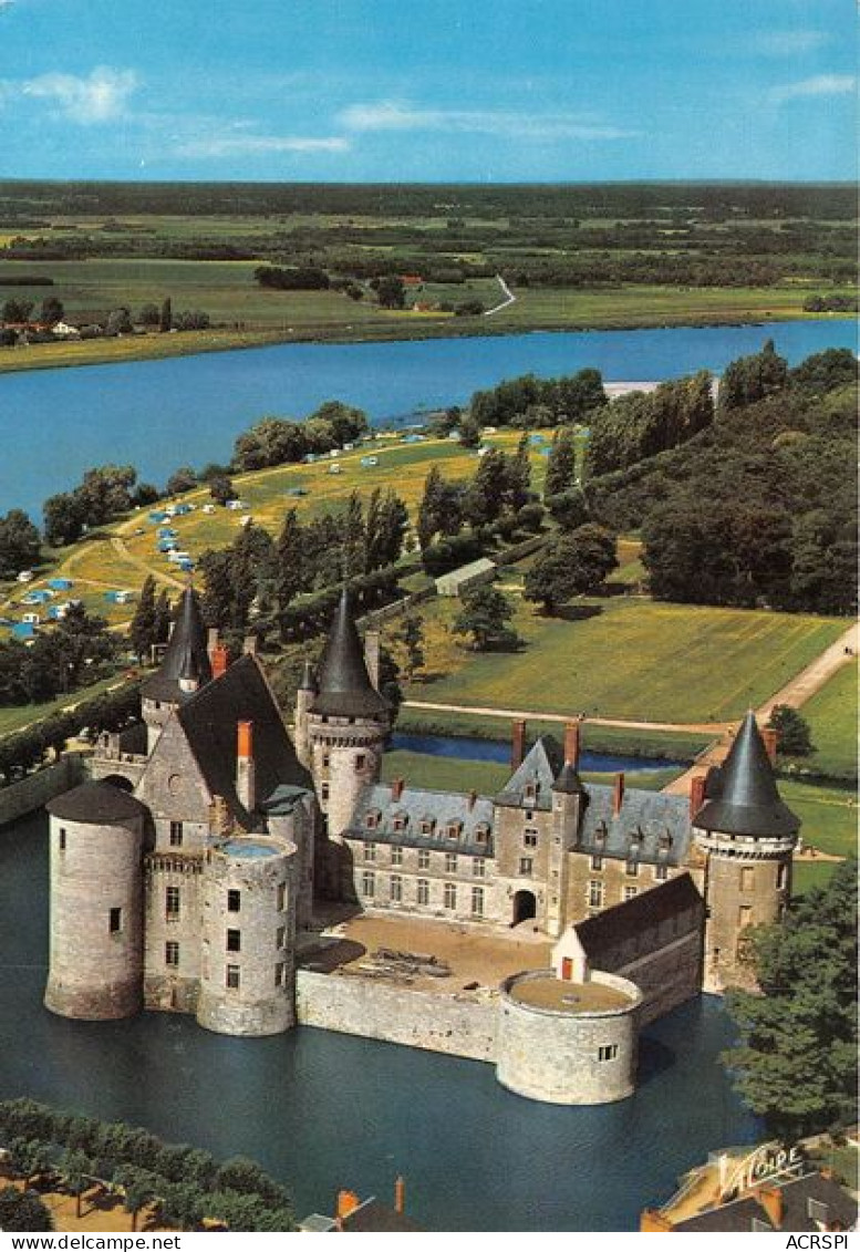 SULLY SUR LOIRE Vue Aerienne Du Chateau Feodale Du XIVe Siecle 7(scan Recto-verso) MA1379 - Sully Sur Loire