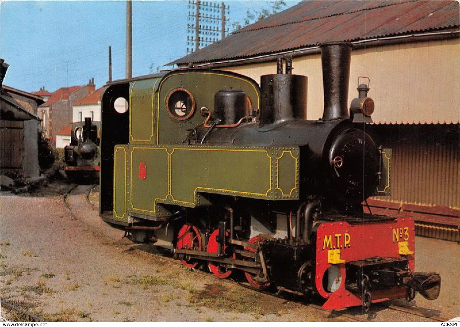 Mussee Des Transports De PITHIVIERS Locomotive DECAUVILLE  6(scan Recto-verso) MA1379 - Pithiviers