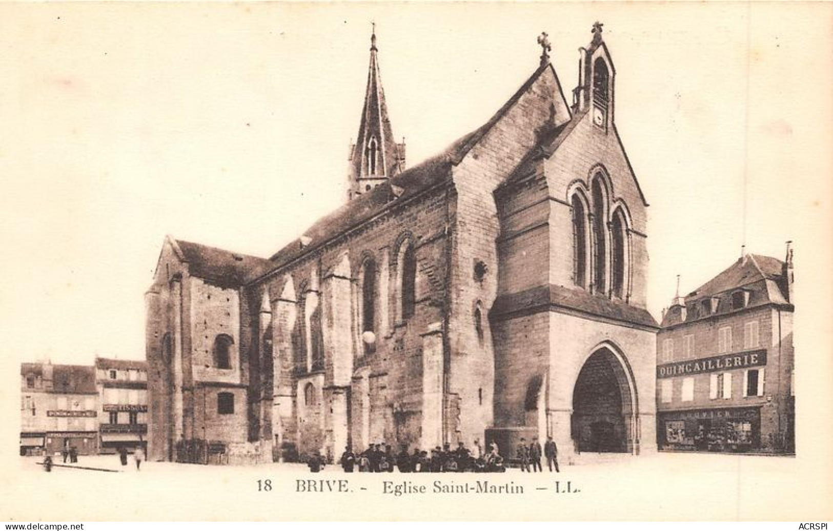 BRIVE Eglise Saint Martin 7(scan Recto-verso) MA1373 - Brive La Gaillarde