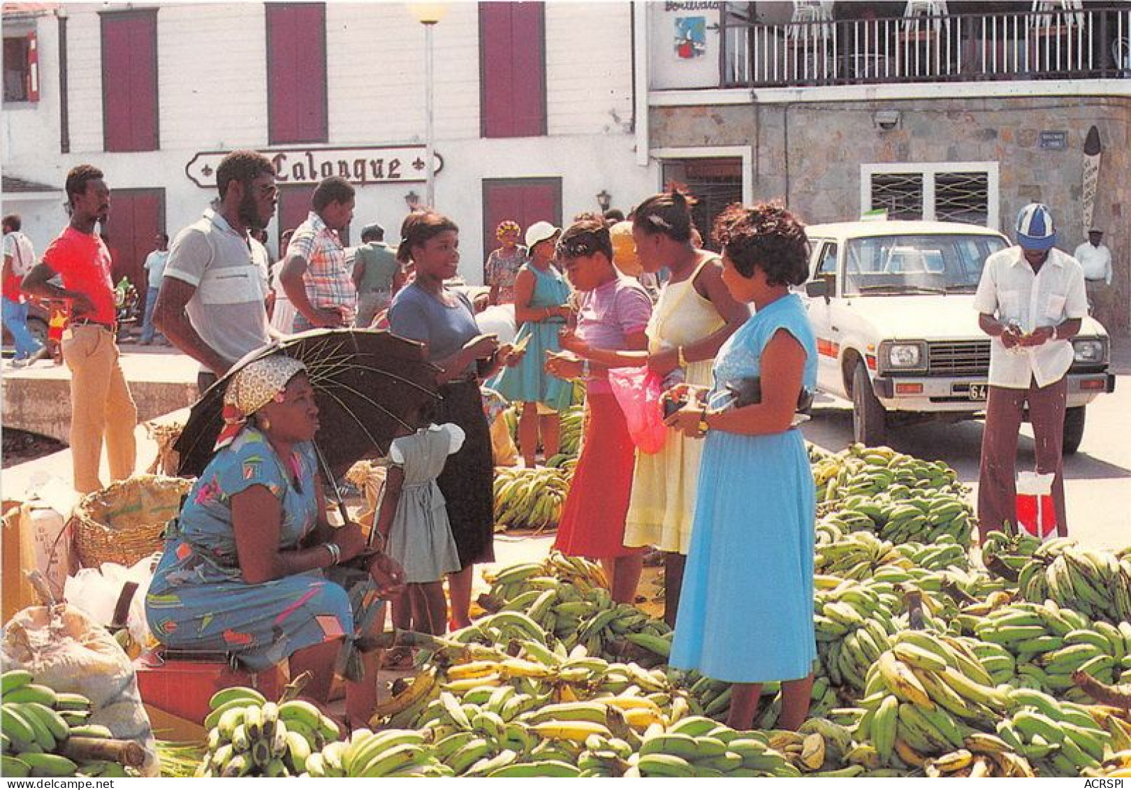 SAINT MARTIN ANTILLES FRANCAISES Scene De Marche 22(scan Recto-verso) MA1372 - Saint Martin