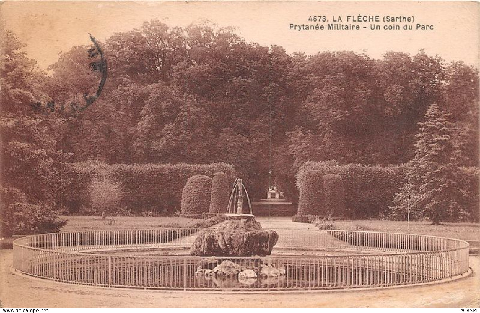 LA FLECHE Prytanee Militaire Un Coin Du Parc 14(scan Recto-verso) MA1369 - La Fleche