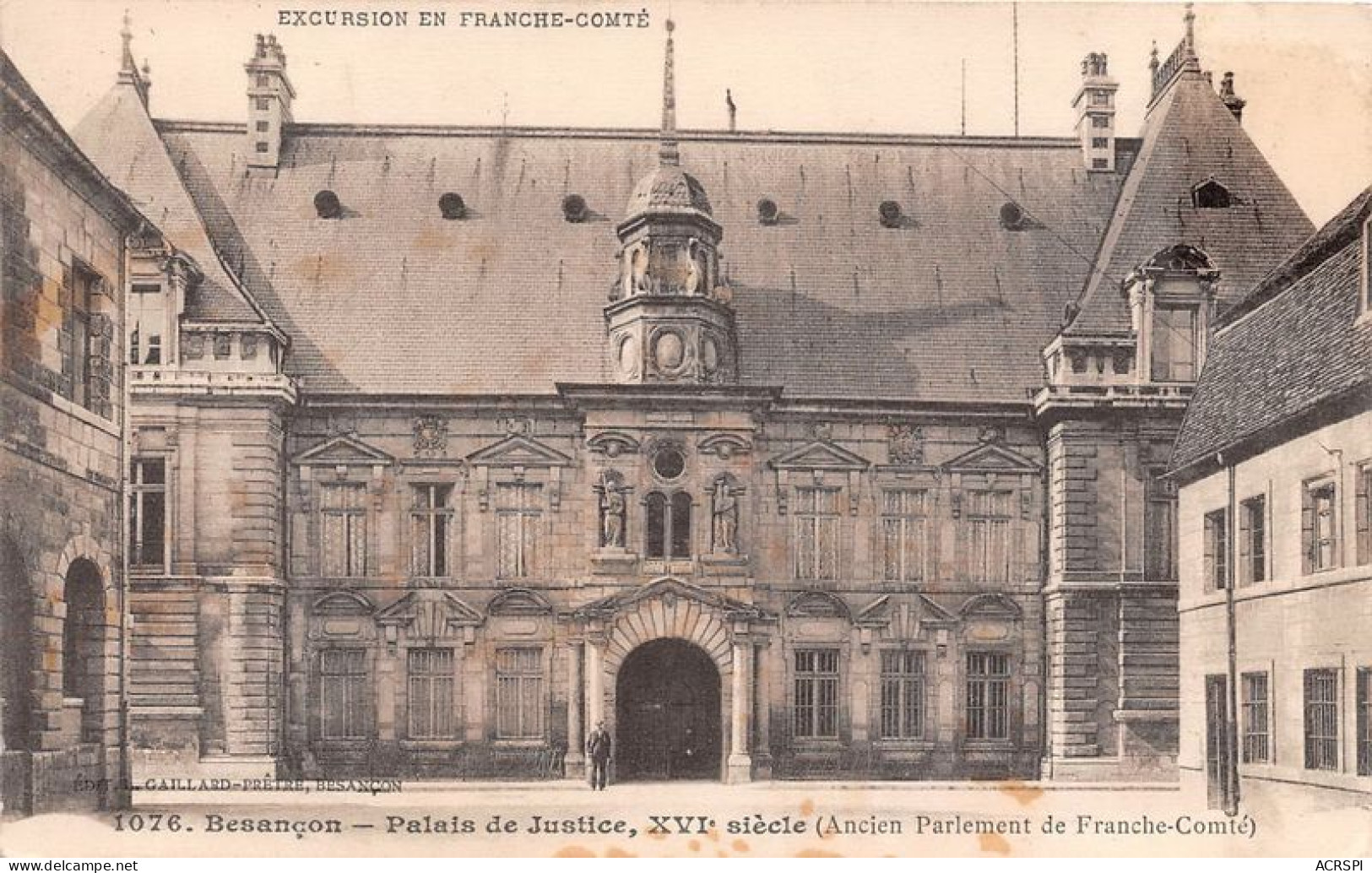 BESANCON Palais De Justice XVIe Siecle Ancien Parlement De Franche Comte 14(scan Recto-verso) MA1368 - Besancon