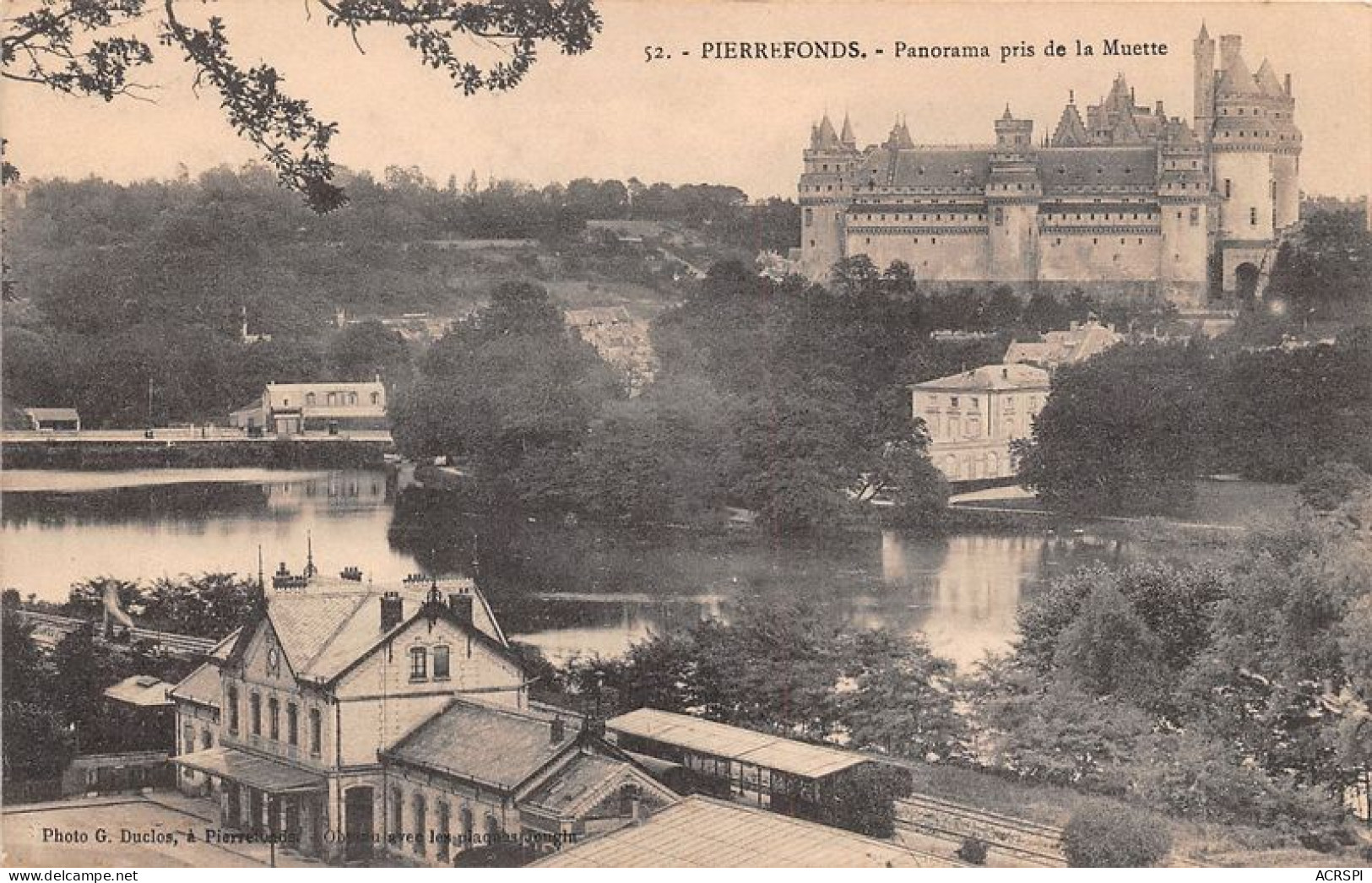 PIERREFONDS Panorama Pris De La Muette 6(scan Recto-verso) MA1367 - Pierrefonds